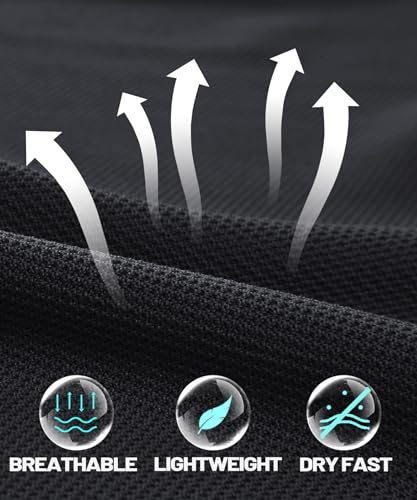 MAGCOMSEN Men's Polo Shirts 3 Button Quick Dry Performance Long Sleeve Tactical Shirts Pique Jersey Golf Shirt2