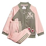 adidas Unisex Kinder I Coll Ts Ft Sport-Set, Verleg/Rosglo/Rosglo, 104 (3/4 años)