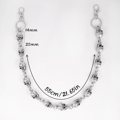 MILAKOO Jeans Chains for Men Hip-hop Emo Biker Cool Chains Belt Unisex Punk Chains for Pants4