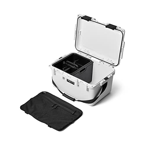 Image of YETI LoadOut GoBox Collection, Divided Waterproof Cargo Cases, Gobox 30 - White, Gobox 30, Durable and Versatile Cargo Case