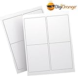 DigiOrange® Pack of 1200 White Mailing/Shipping Labels for Laser/Inkjet printers