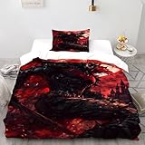 Fabrication exquise : le bord de couture à double aiguille, comparé à d'autres housses de couette, est plus durable. Motif clair, longue durée de vie.