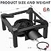 Llamaviva Propane Burner, High Pressure 100,000 BTUs Single Gas Stove with Water Bag& 4.1ft Adjustable Hose with Regulator,Propane Stove for Outdoor Cooking, Seafood Boil,Turkey Fry