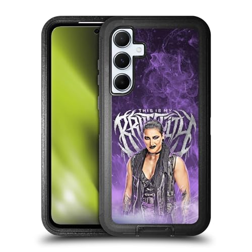 Coque antichoc Samsung Galaxy A55 5G WWE Rhea Ripley contre chutes