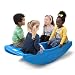 Simplay3 Two Sided Rock and Roll Teeter Totter and Climbing Bridge for 4 Children