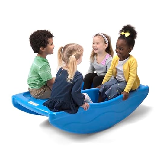 Simplay3 Two Sided Rock and Roll Teeter Totter and Climbing Bridge for up to 4 Children