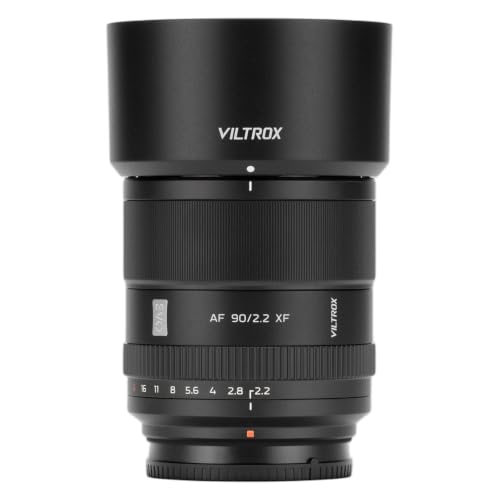 Image of VILTROX 90mm F2.2 EVO XF-Mount Lens, AF 90mm f /2.2 Autofocus Large Aperture APS-C Prime Lens Compatible with Fuji X-Mount Mirrorless Cameras X-M5 X-E4 X-E5 X-S20 X-H1 X-Pro3 X-S10 X-T4 X-T30 X-H2
