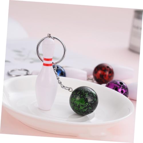 Porte-clés de bowling par 12, parfaits comme petits cadeaux invités pour anniversaires - 7