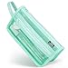 Four Candies Grid Mesh Pencil Case with Handle and Zipper, Clear Double-layer Pencil Pouch Marker Pouch, Travel Makeup Bag, Cute Transparent Stationary Organizer Pen Bag for Adult Office College