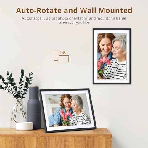 Image of Dragon Touch 10.1'' WIFI Digital Picture Frame - 1280*800 HD IPS Touch Screen Digital Photo Frame Display, Auto-Rotate, Share Photos /Videos Instantly via Free App Best Gifts for Birthday, Wedding, Mom