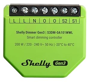 Shelly Dimmer Gen3 Smarter Lichtregler