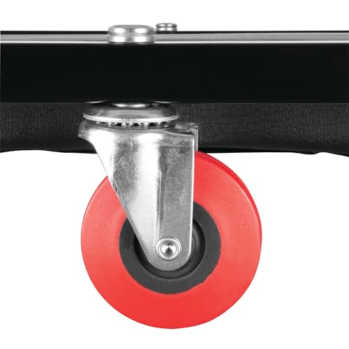 Image of Performance Tool W85015 36-Inch x 17-Inch Low Profile 6 Swivel Caster Automotive Creeper with Padded Headrest,Black