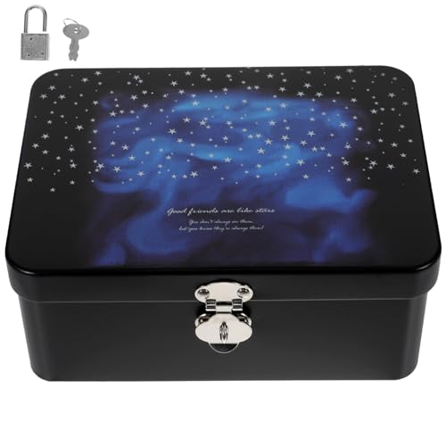 Caja Latas De Hojalata Escritorios Cofre Del Vintage Cofre Del Metálico Baul Almacenaje Escritorio Oficina Organizador De Escritorio Almacenamiento Tarro De Dulces