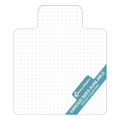 Naturehydro Clear Chair Mat for Low Pile Carpets