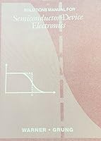 Solutions Manual for Semiconductor-Device Electronics 003009562X Book Cover