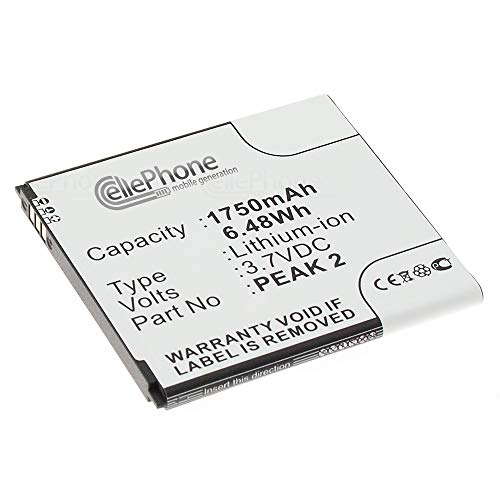 cellePhone Batterie Li-ION Compatible avec Wiko Cink Peax 2 (Remplacement pour Peak 2)