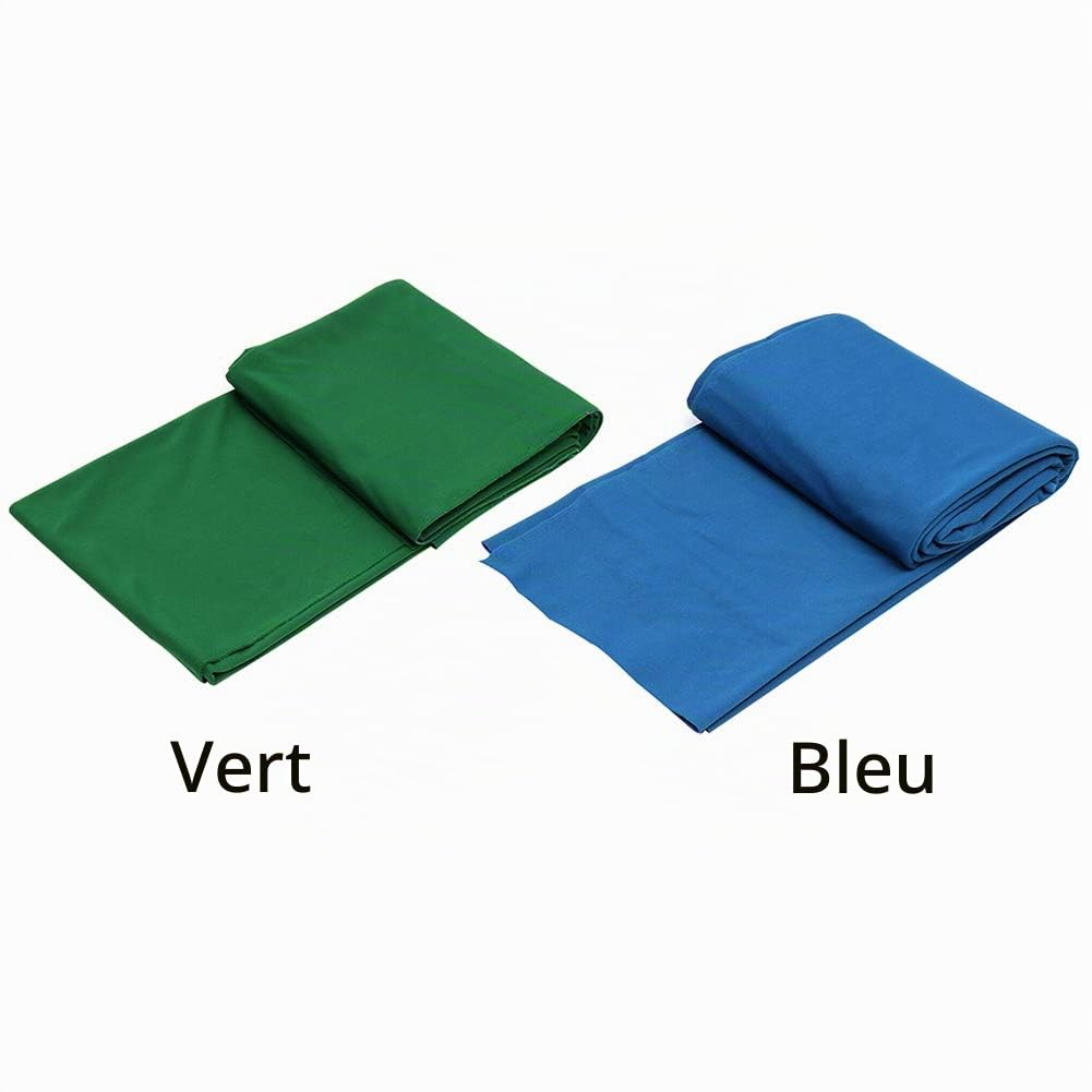 Nappe de billard en feutre pour 8 boules - Capacité d'étirement - Pour une variété de jeux, snooker, bars, clubs, hôtels, etc. - 340 x 145 cm