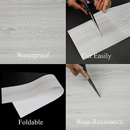 Peel And Stick Floor Tile, Vinyl Plank Flooring, Natural Wood Look, Self Adhesive Durable And Waterproof For Transfer Bedroom, Kitchen, Rv, Bathroom And Living Room, 35In×6In,(10 Pcs) #TOP4