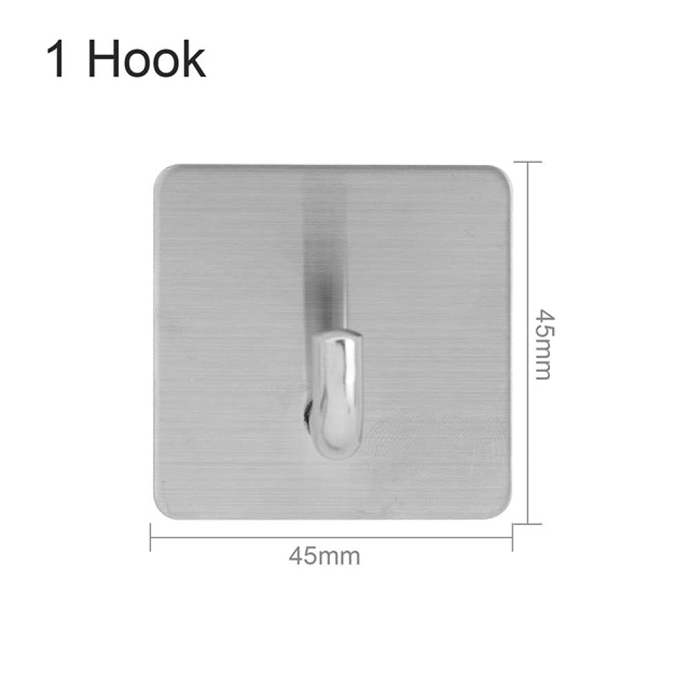1/10/20/50/100Pcs Metall Wandhaken selbstklebend klebrig Küche Badezimmer Schlüsseltasche Kleiderbügel Lagerung Hängen Halter Rack 4 Typen,b,50 Stück