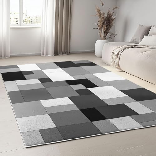 Tapis de salon lavable et antidérapant pour intérieur moderne