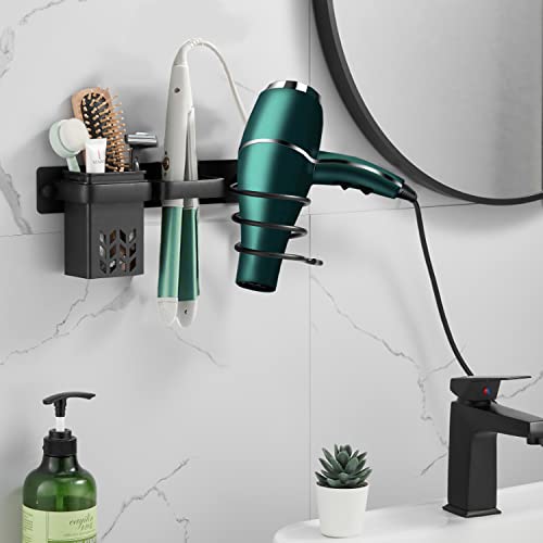 Fysupotsu Hair Dryer Holder - Wall Mounted Blow Dryer Stand, Organizer for Flat Iron, Curling Wand, Hair Straightener by Fysupotsu - Image 3