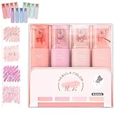 Nebula Color Glitter Highlighter, Glitter Highlighter Pen, Glitter Highlighter Marker, Multifunctional Flash Pen for Sparkling Note Taking Diary (Rosette Nebula)