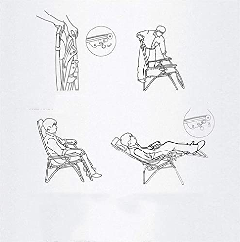 Chaise longue inclinable idéale pour la plage et le camping - 6