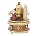Produktbild OBC Spieluhr Weihnachtsmann Natur 16cm, Weihnachtslied Oh Tannenbaum/Spieldose Holz handbemalt Kunsthandwerks-Stil/Deko Advent & Weihnachten