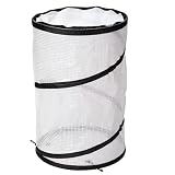Drip Depot Pop-Up Tomato Plant Accelerator Cover, PE Fabric with Steel Wire, Large, 19" W x 37" H, Includes 4 Ground Spikes