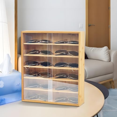 Codohi Bamboo Sunglasses Display Case Wall Mounted thumb #7