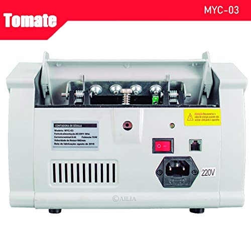 M�quina de Contar Dinheiro/C�dulas MYC-03 - TOMATE