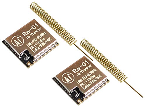 Ya en mundofriki.es: 2pcs Ra-01 Lora SX1278 433MHz Ra01 Wireless Spread Spectrum Transmission Module