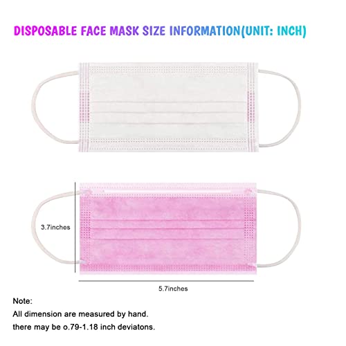 Taimu Tm Kids Face Mask, Disposable Kids Masks For Protection Breathable Colorful Cute Face Masks For Children Safety Mask Anti Dust Air Pollution Protection #TOP5