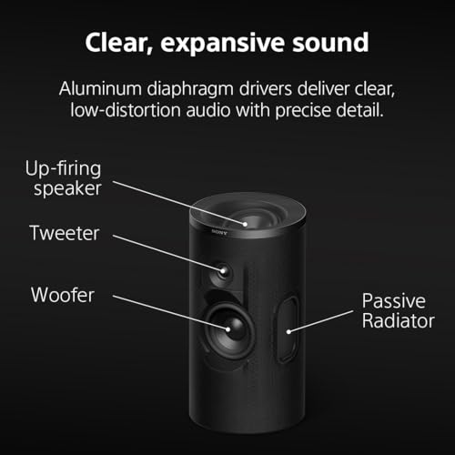 Image of Sony BRAVIA Theater Rear 9 Wireless Rear Speakers for Soundbar SA-RS9 | Compatible with BRAVIA Theater (Trio, Bar 9 /8 /7), HT-A7000 /A5000 /A3000, Direct Connection to Compatible BRAVIA TV
