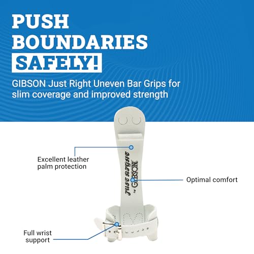 Gibson Athletic unisex adult Gymnastic Grip, White, X-Small US - Thumbnail 2