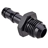 EVIL ENERGY 6AN Male to 5/16' Straight Push Hose Barb Fittings Adapter EFI Fitting Aluminum
