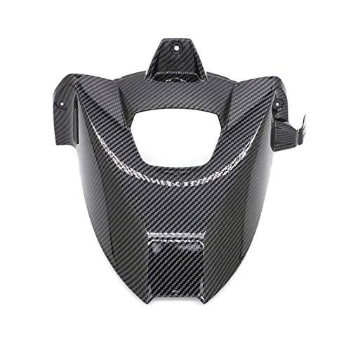 ZWFKJ LIHAI Shop Carbon Black Motorcycle Rueda Trasera Hugger Fender Mudguard Cover Carening Cover