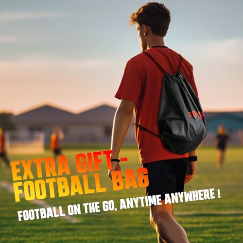 image for Funvip Football,Rechargeable Glow in The Dark Football for Kids-Size 6