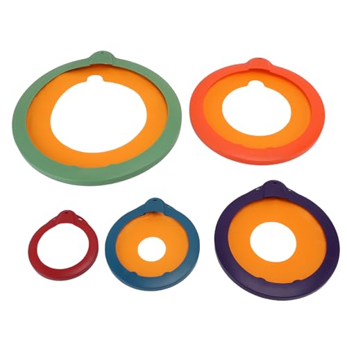 Tapas de plástico para almacenamiento con sellado eficiente multifuncional EMUKOEP 4