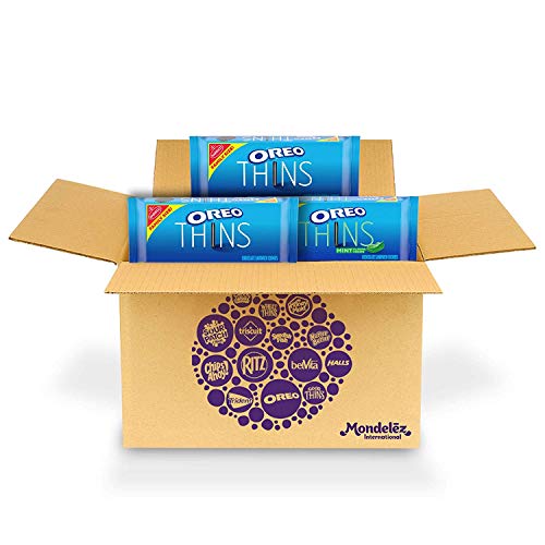 Image of Oreo (ORMT9) Thins Flavored Creme and Thins Original Chocolate Sandwich Cookies Variety Pack, Oz Mint 39.3 Ounce