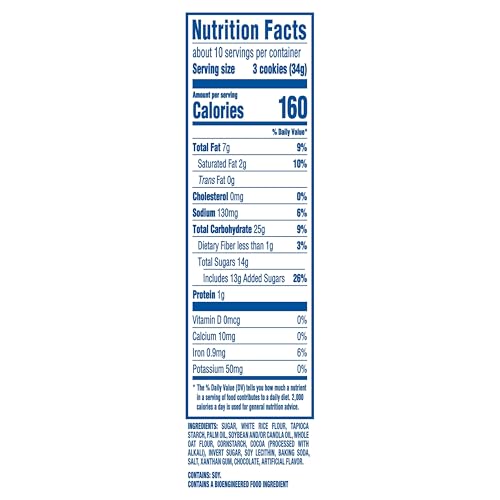 Image of OREO Gluten Free Chocolate Sandwich Cookies, Gluten Free Cookies, 12-12.08 oz Packs