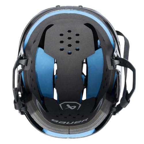 image for Bauer Re-Akt 55 Hockey Helmet Combo with Facemask, Senior (Black, Larg