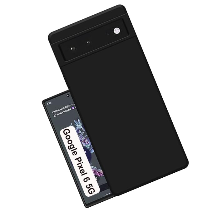 COBERTA Back Cover for Google Pixel 6 5G Back Cover Case - Black Silicon (B0CS64H4NC) Amazon Price History, Amazon Price Tracker
