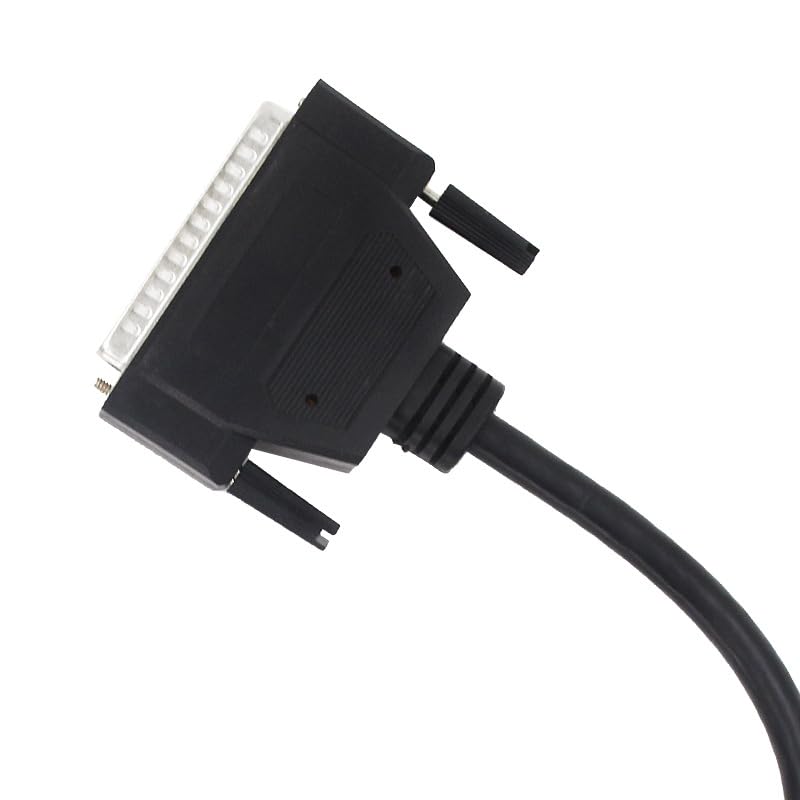 DB 37pin Male to Female Straight Shielded Data Cable, D-SUB Connector 0.5 Meter