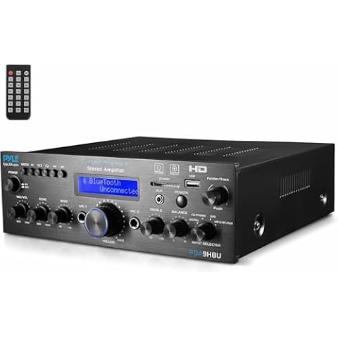 Pyle Bluetooth Audio Amplifier with Multiple Inputs Cover