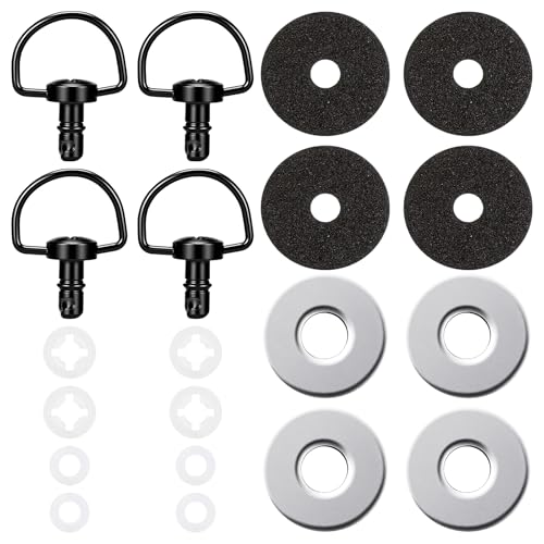 Image of Black UTV X3 Roof Pins Clips Quick Release Bolts Hardware for 2017-2025 Can Am X3 / X3 Max (Replace OEM# 715003815 & 250100186)