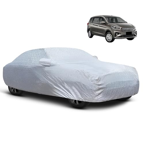 Image of Autofy Car Cover Waterproof SilverShield for Maruti Suzuki Ertiga [Year 2020 Onwards] - Ertiga Car Cover Dust & UV Protection Ertiga Car Body Cover with Mirror Pocket Soft Cotton Lining