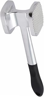 Professional Meat Tenderizer Tool Aluminum Steak Hammer Ergonomic to Use Steak Tips for Beef Tenderloin