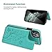 Vaburs for iPhone 11 Pro Max Case Wallet with Card Holder, Embossed Butterfly Premium PU Leather Double Magnetic Buttons Flip Shockproof Protective Cover for iPhone 11 Pro Max 6.5 Inch(Green)