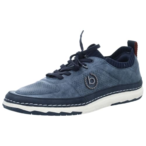Image of Bugatti Vanadium Blue Mens Low Top Sneakers - UK 8
